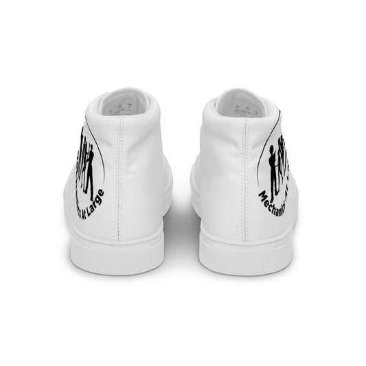 Men’s high top canvas shoes